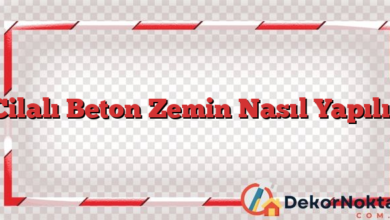 Cilalı Beton Zemin Nasıl Yapılır