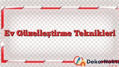 Ev Güzelleştirme Teknikleri