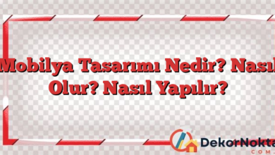 Mobilya Tasarımı Nedir? Nasıl Olur? Nasıl Yapılır?