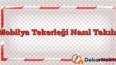 Mobilya Tekerleği Nasıl Takılır