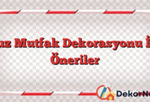 Ucuz Mutfak Dekorasyonu İçin Öneriler