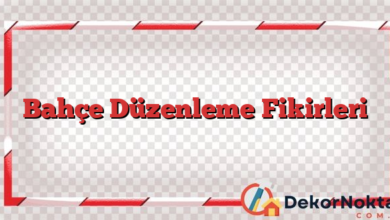 Bahçe Düzenleme Fikirleri