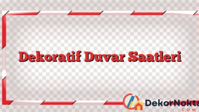 Dekoratif Duvar Saatleri