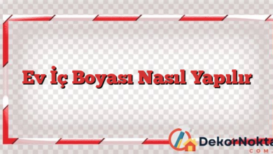 Ev İç Boyası Nasıl Yapılır