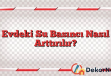 Evdeki Su Basıncı Nasıl Arttırılır?