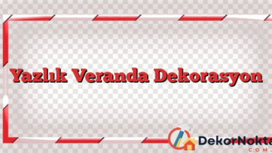 Yazlık Veranda Dekorasyon